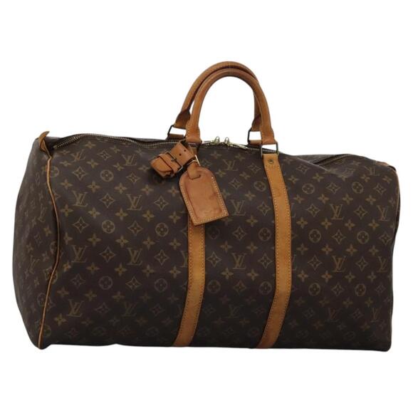 LOUIS VUITTON Monogram Keepall 55 Boston Bag M41424 - Picture 1 of 16
